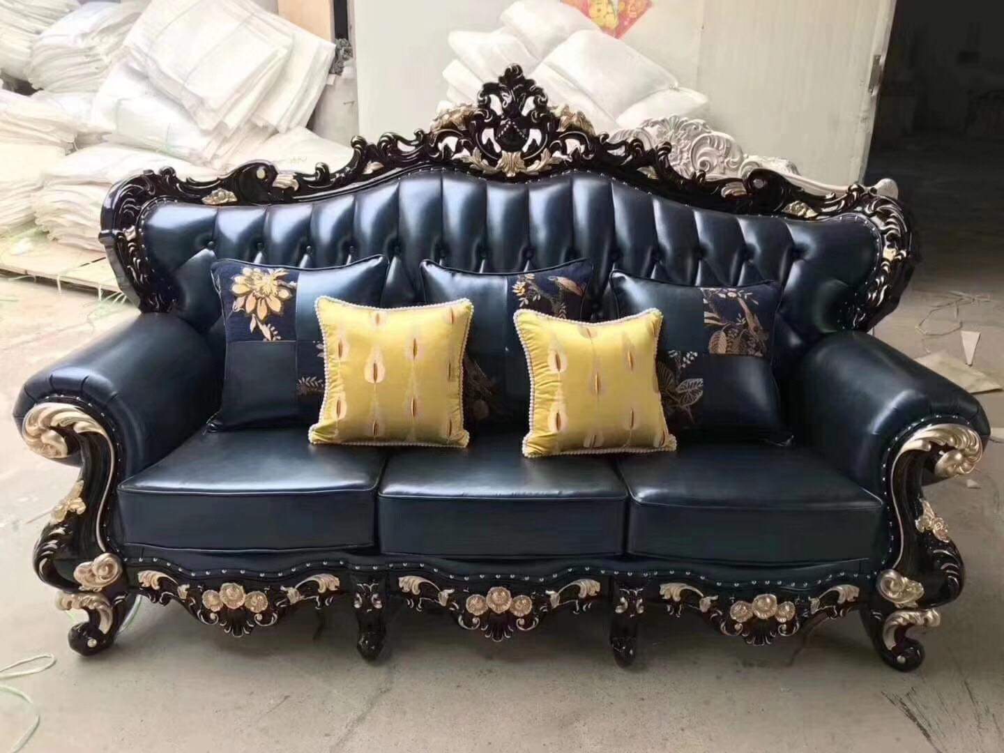 sofa nội thất da cao cấp